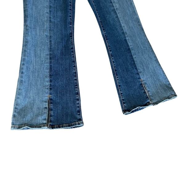 M.i.h Jeans Women’s Marrakesh Cropped Kick Flare Two Tone Sonia Jeans Size 29 - Picture 11 of 15